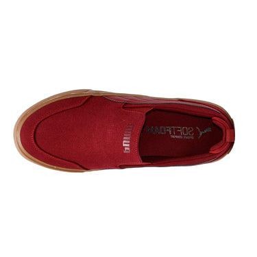 PUMA Court Classic Vulcanized Men's Slip-On Shoes, Red, 8