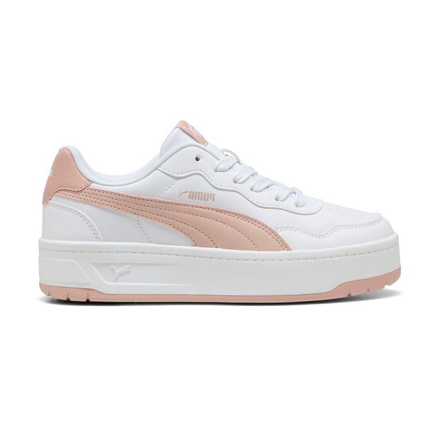 Shop White Womens Court Lally Skye Lace Up Sneakers – Shoebacca