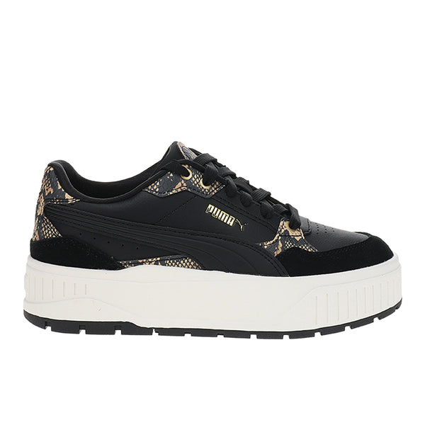 Shop Black Womens Karmen II Idol Snake Chic Platform Sneakers