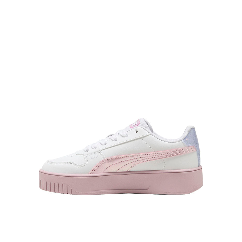 Shop White Mens Carina Street Blurry Dreams Lace Up Sneakers (Big