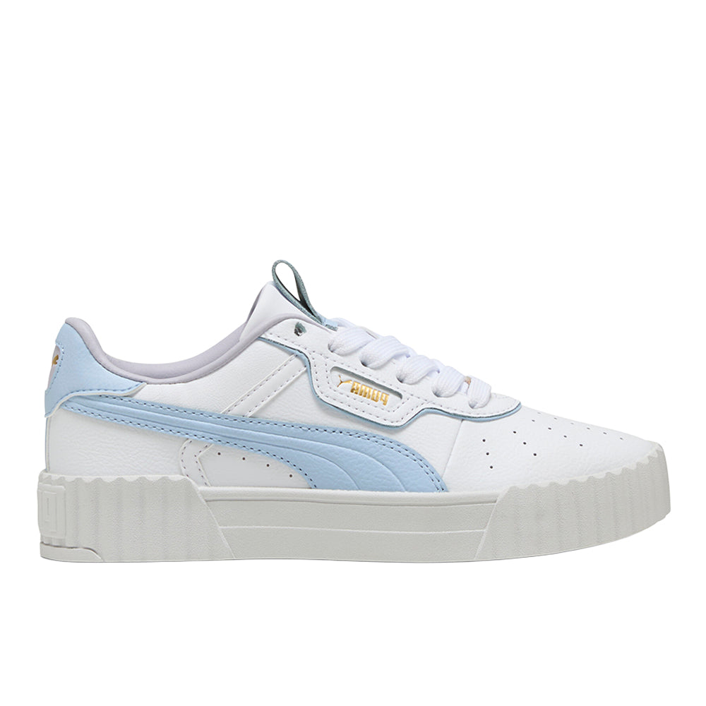 Shop White Womens Carina 3.0 Luxe Lace Up Sneakers – Shoebacca