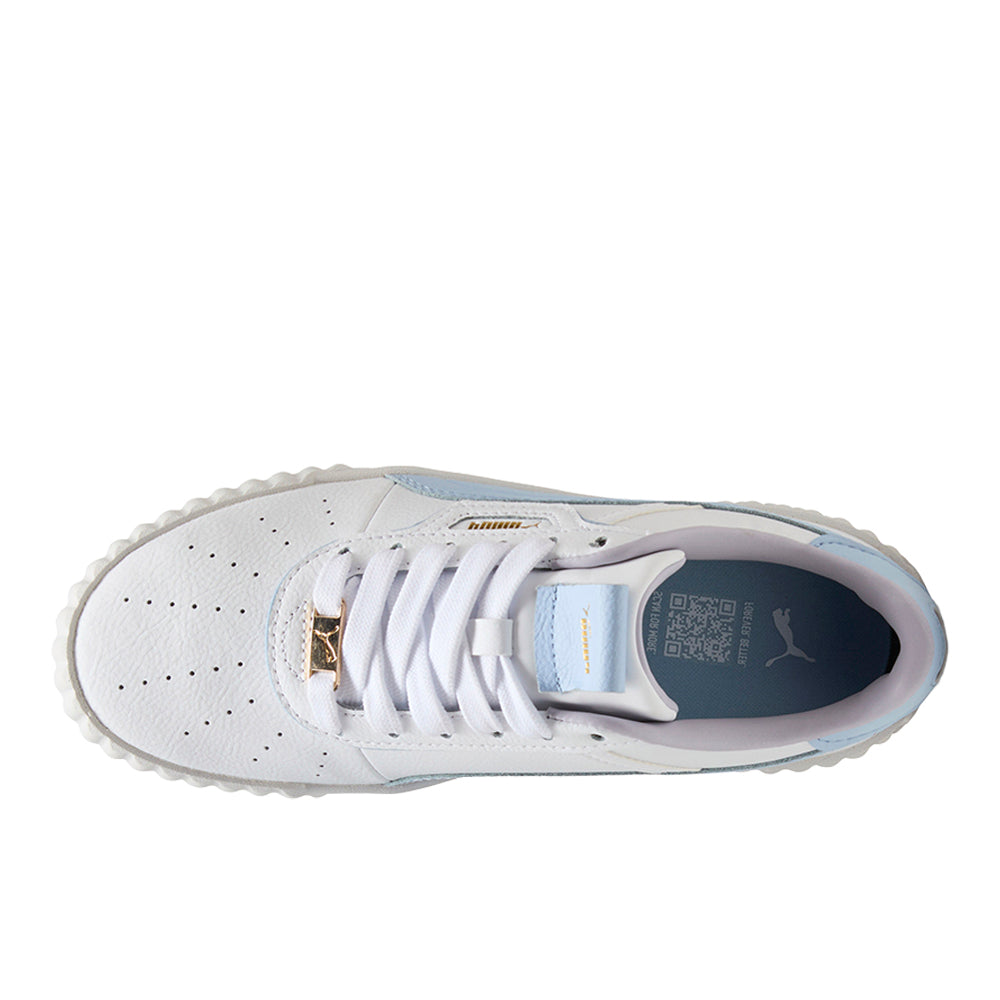 Shop White Womens Carina 3.0 Luxe Lace Up Sneakers – Shoebacca