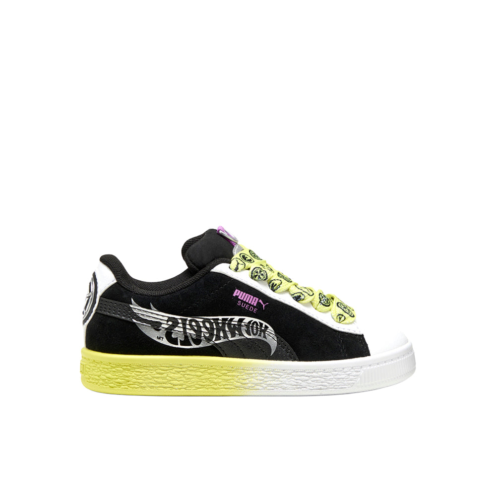 Shop Black Boys PUMA X HOT WHEELS Suede XL Lace Up Sneakers