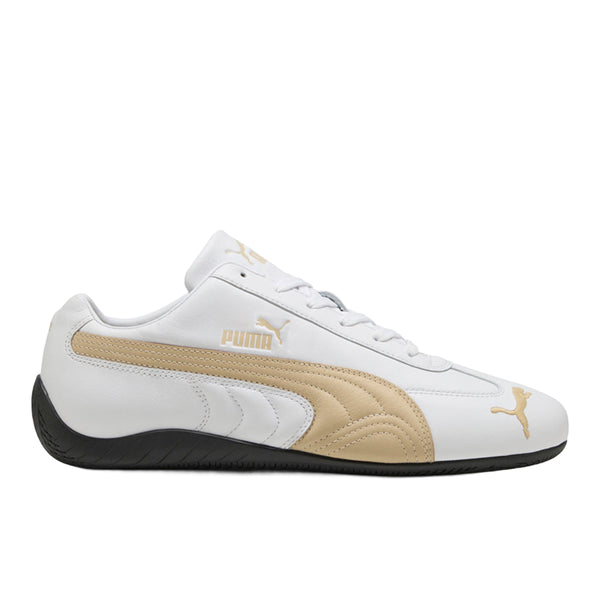 Shop White Mens Speedcat Leather Lace Up Sneakers – Shoebacca