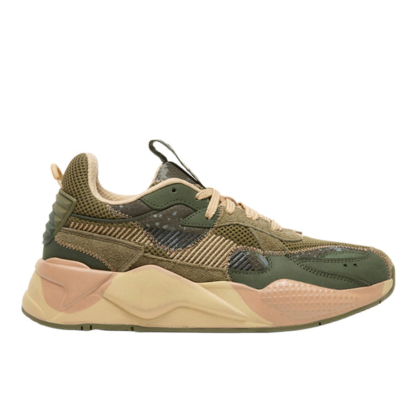 Shop Green Mens RS X Rain Map Lace Up Sneakers – Shoebacca