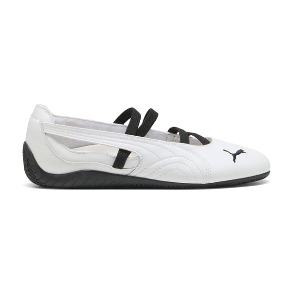 Shop White Womens Speedcat Leather Ballet Flats – Shoebacca