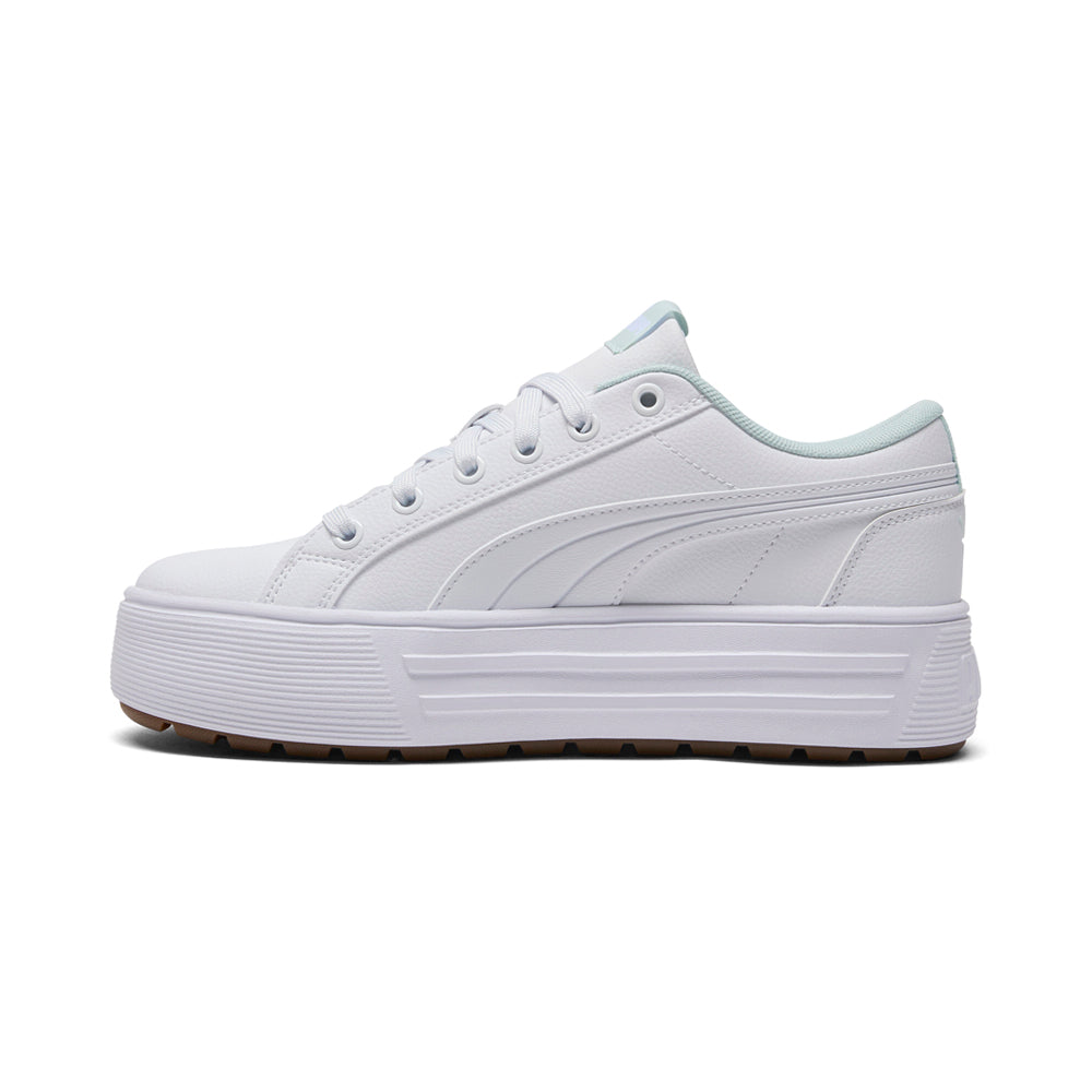 Shop White Womens Kaia 2.0 Palm Resort Lace Up Sneakers – Shoebacca