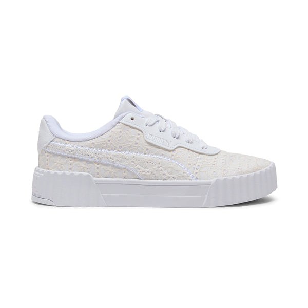 Shop White Womens Carina 3.0 Lace Up Sneakers – Shoebacca
