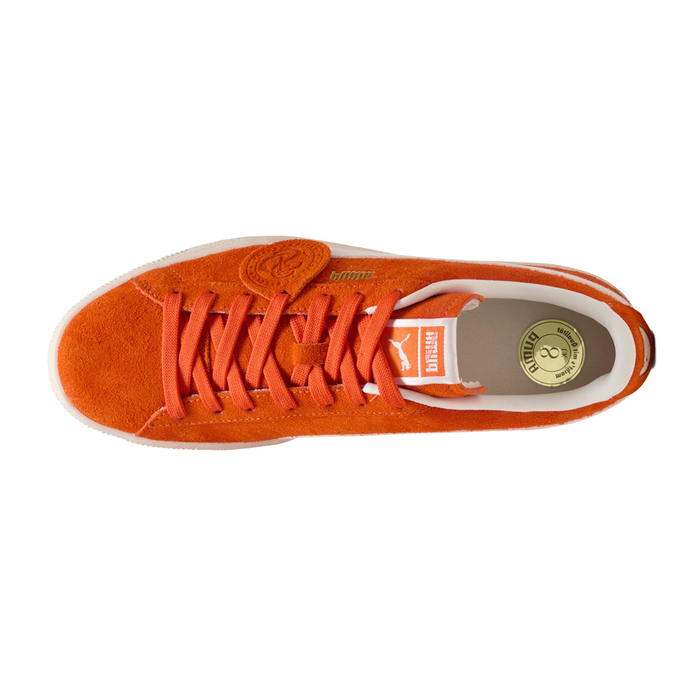 Shop Orange Mens Suede Charles F Stead Iv Lace Up Sneakers – Shoebacca