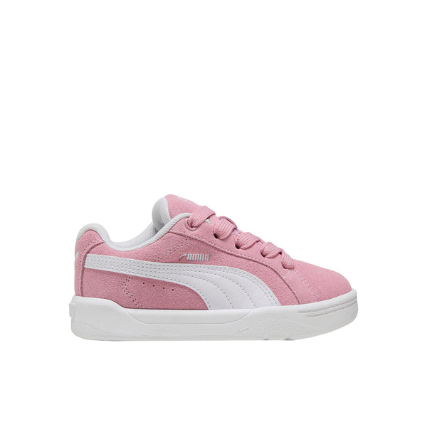 Shop Pink Girls Park Lifestyle Easy Suede Lace Up Sneakers (Little