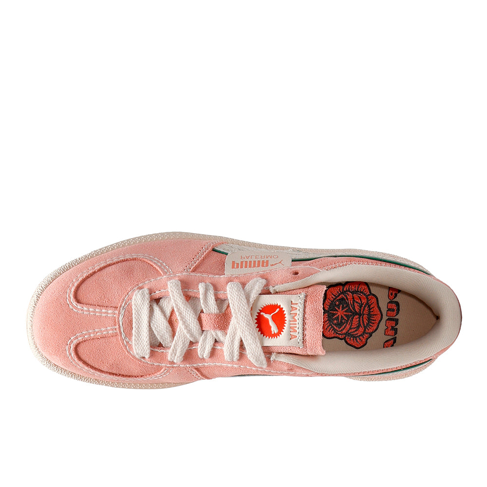 Shop Pink Womens Palermo Animal De Poder Lace Up Sneakers – Shoebacca