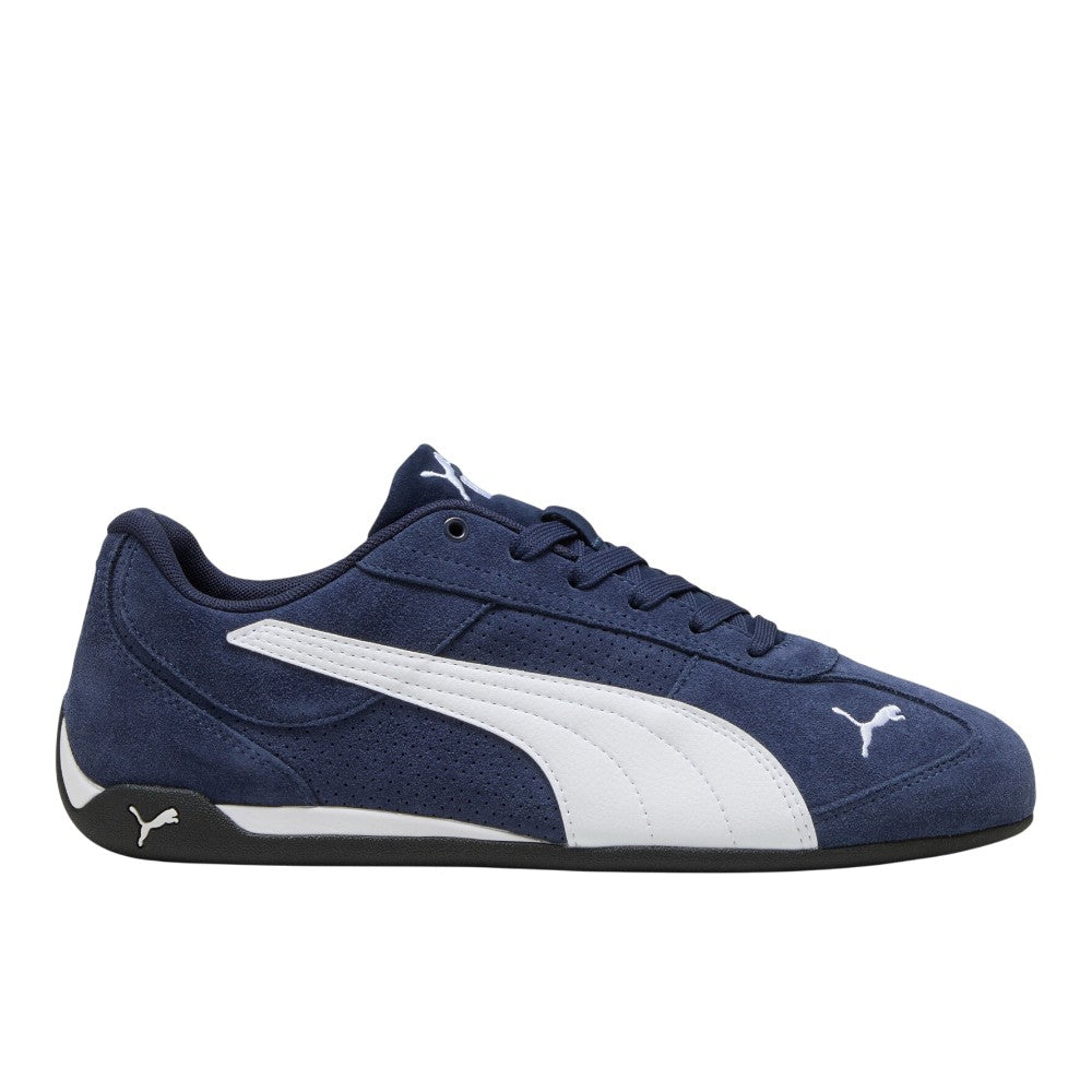 Shop Blue Mens Replicatch Suede Lace Up Sneakers – Shoebacca