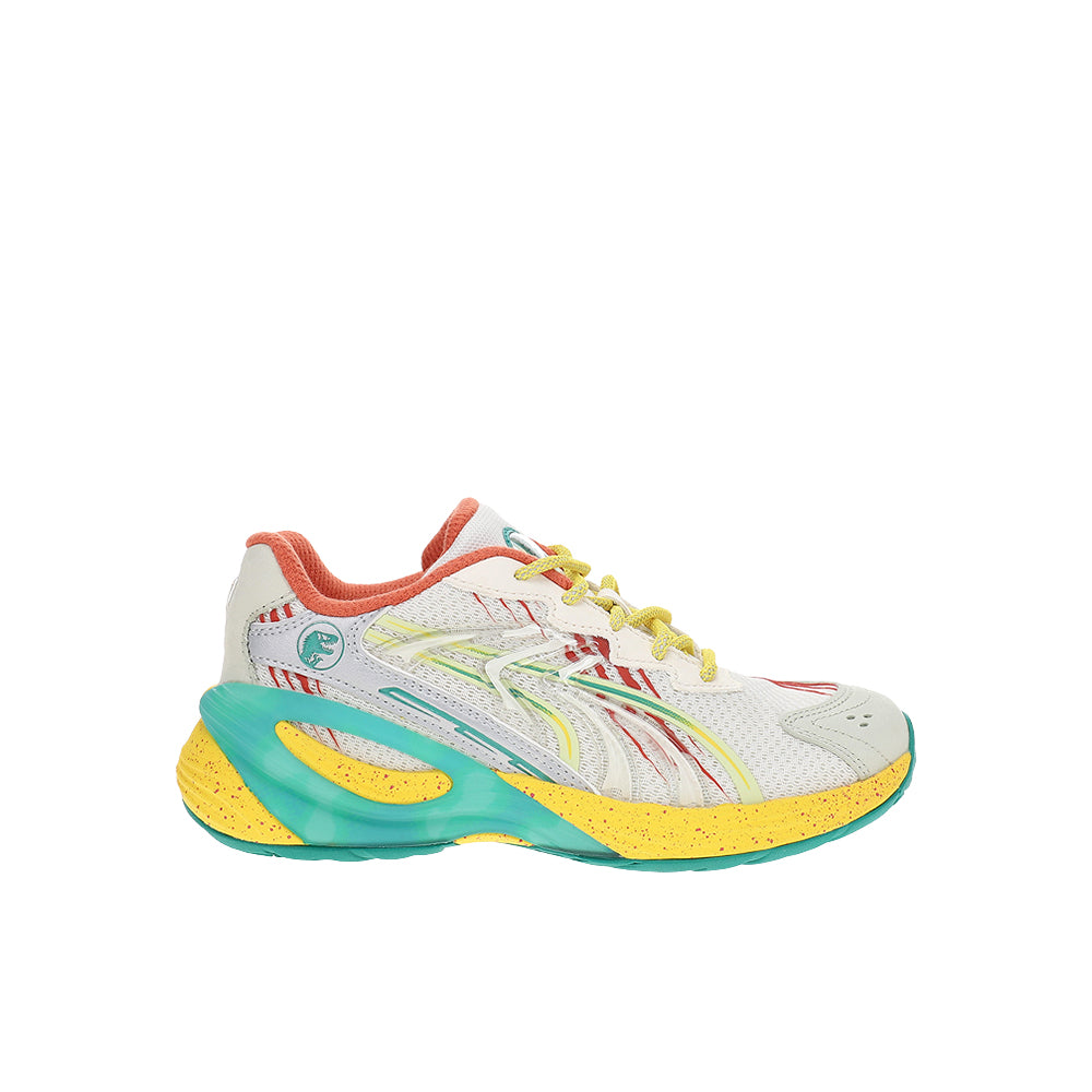 Shop White Boys PUMA X JURASSIC WORLD Inverse Lace Up Sneakers