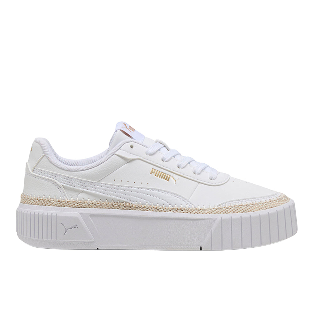 ☆Carina☆ Shop White Womens Carina Mia Espadrille Lace Up Sneakers – Shoebacca