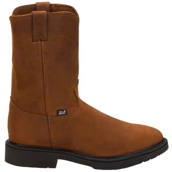 Shop Brown Mens Justin Original Workboots Conductor 10 Inch
