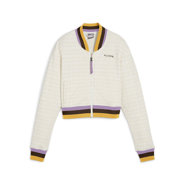 Shop Off White Womens Puma Lemlem Cropped Full Zip Jacket – Shoebacca