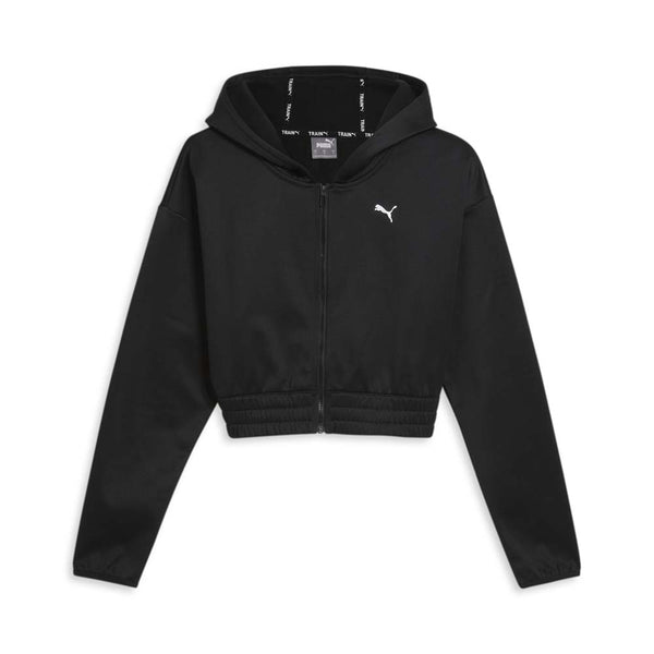 Shop Black Womens Puma Strong Full Zip Hoodie – Shoebacca