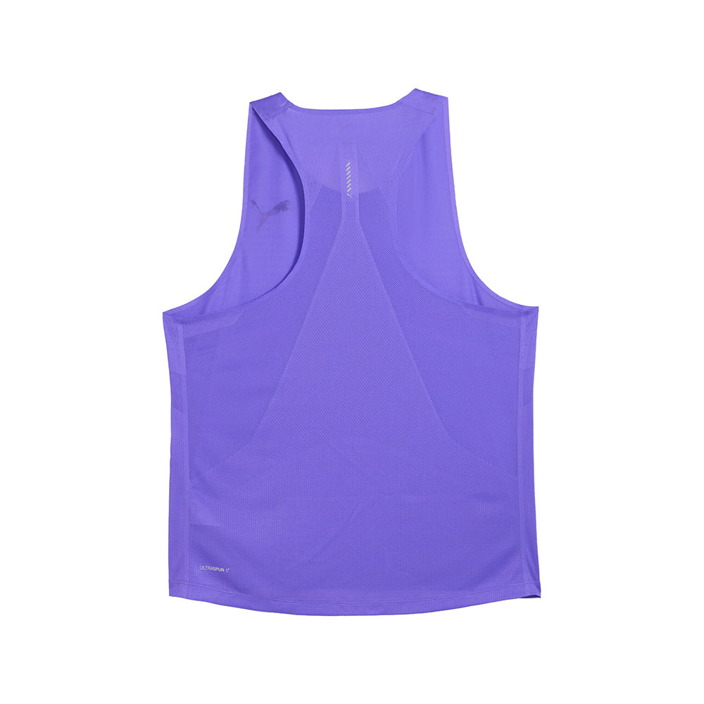 Shop Purple Mens Raceday Ultraspun Running Crew Neck Athletic Tank