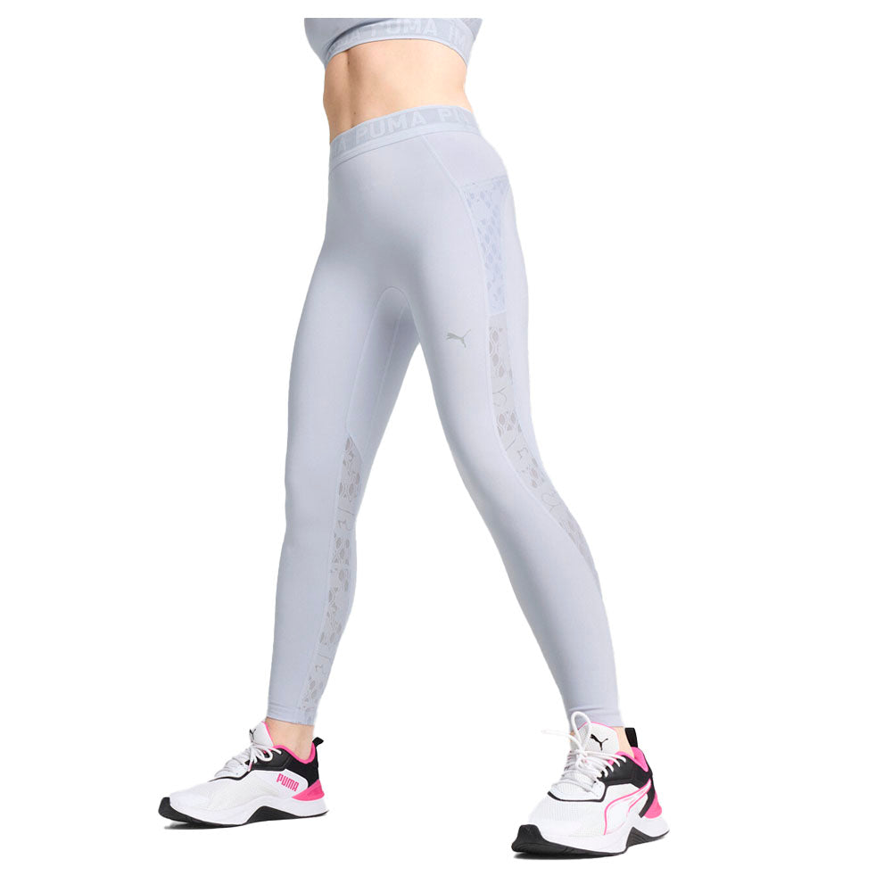 Shop Blue Womens Lace Hight Waist 7/8 Leggings – Shoebacca