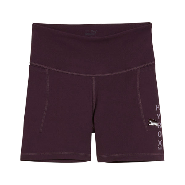 Shop Purple Womens PUMA X HYROX Cloudspun High Waist 5 Inch Biker