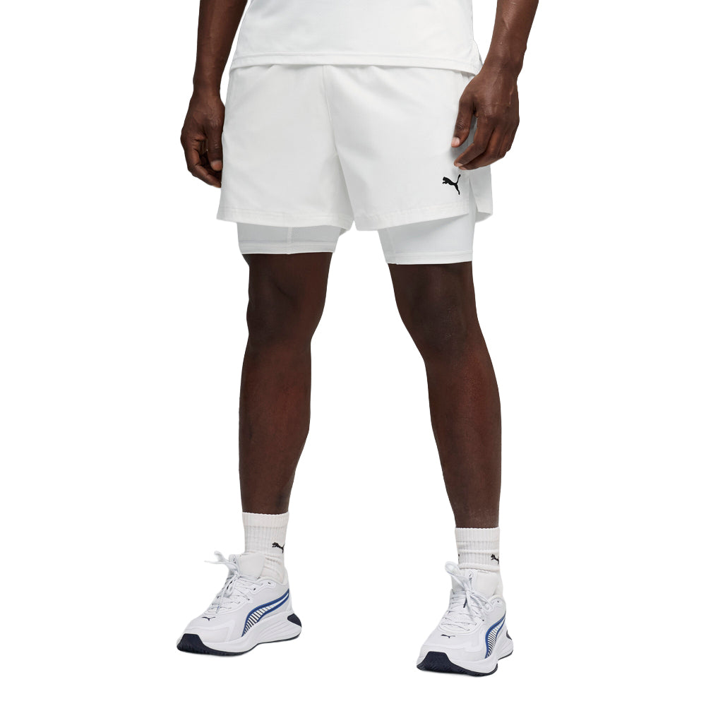 Shop White Mens PWRmode 2-in-1 Stretch Woven Shorts – Shoebacca