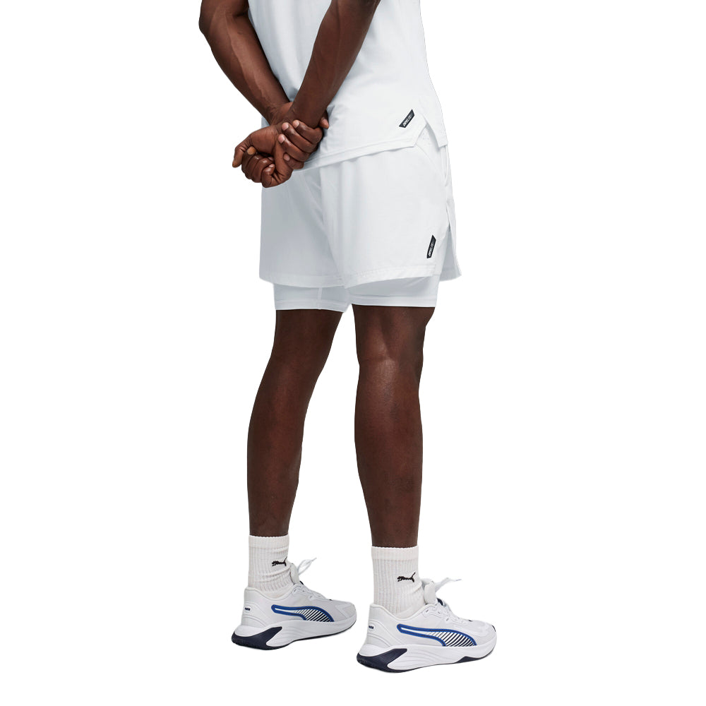 Shop White Mens PWRmode 2-in-1 Stretch Woven Shorts – Shoebacca