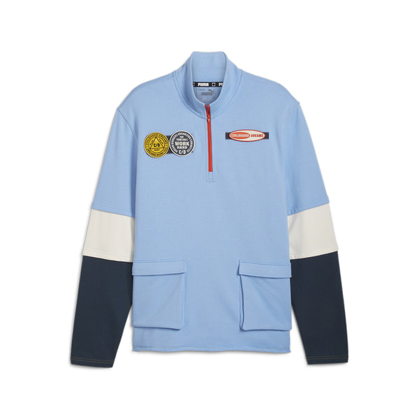 Shop Blue Mens Puma Dreaming Pullover Shirt x Childhood Dreams