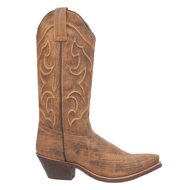 Shop Brown Womens Laredo Reva Embossed Snip Toe Cowboy Boots