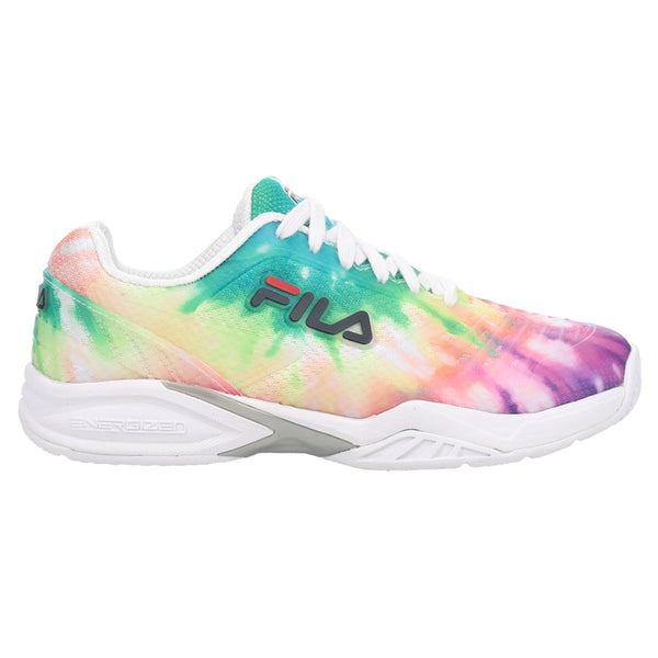 Shop Multi Womens Fila Axilus Tie Dye Energized Tennis Shoes