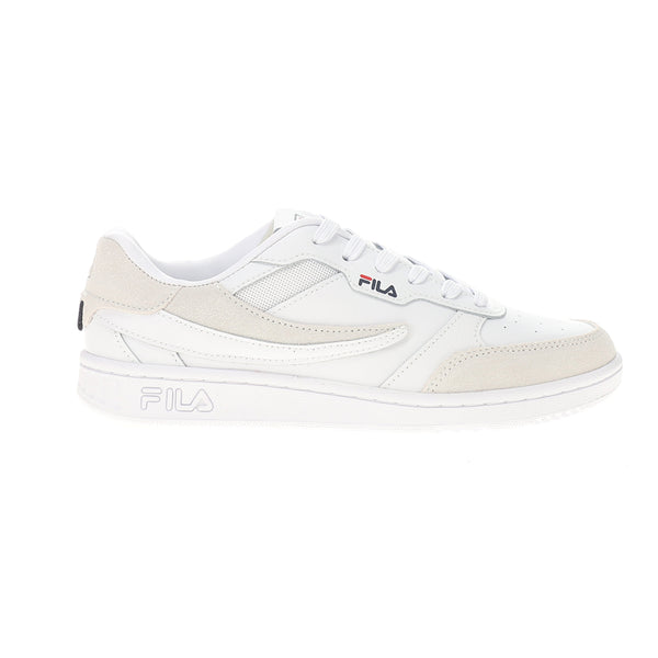 Shop White Womens Fila Sizzo Perforated Lace Up Sneakers