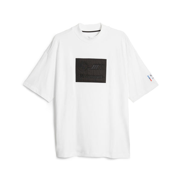 Shop White Mens Puma BMW MMS Statement Logo Crew Neck Short