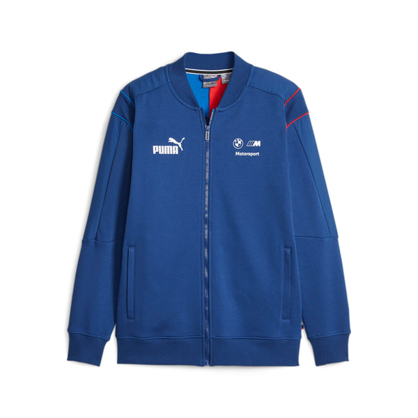 Shop Blue Mens Puma BMW M Motorsport MT7 Sweat Full Zip Jacket