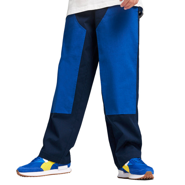 Shop Blue Mens Puma Downtown Double Knee Drawstring Pants – Shoebacca