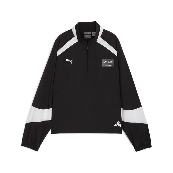 Shop Black Womens BMW M Motorsport Statement Woven Anorak Full Zip
