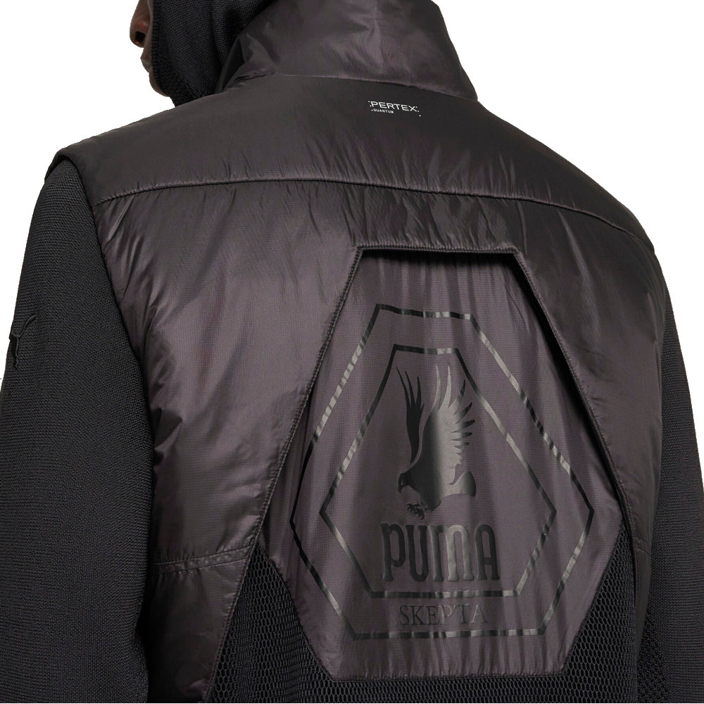 Shop Black Mens PUMA X SKEPTA Skope Pertex Full Zip Vest – Shoebacca