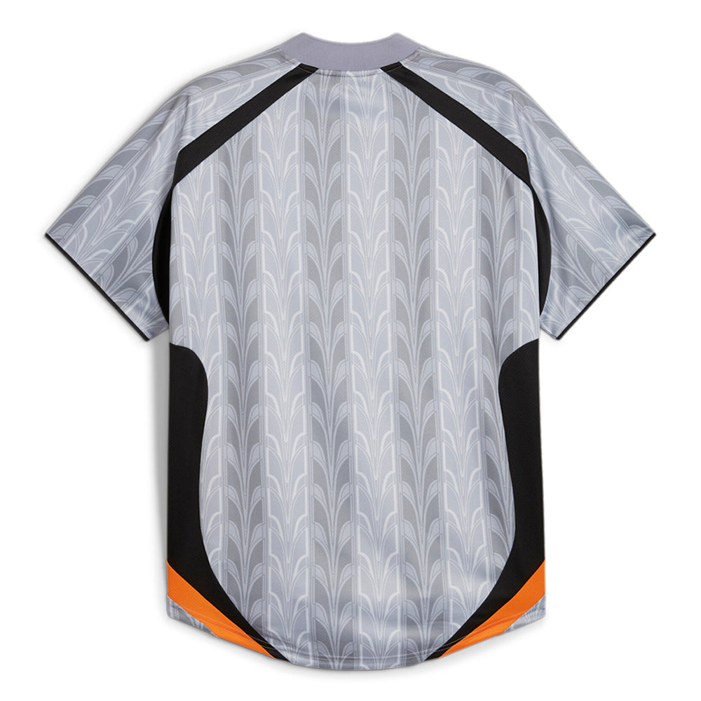 Shop Grey Mens Puma Football Graphic Print 3/4 Sleeve Jersey