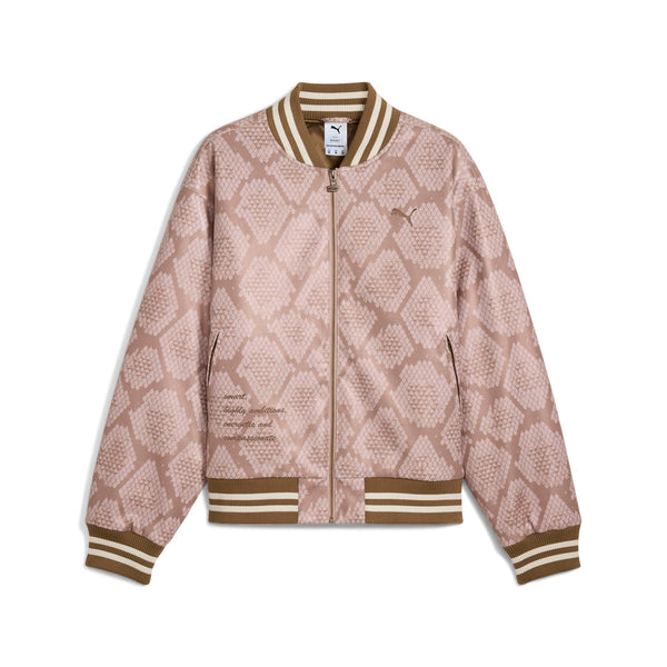 Shop Beige Mens Special Items Year Of The Snake College Full Zip