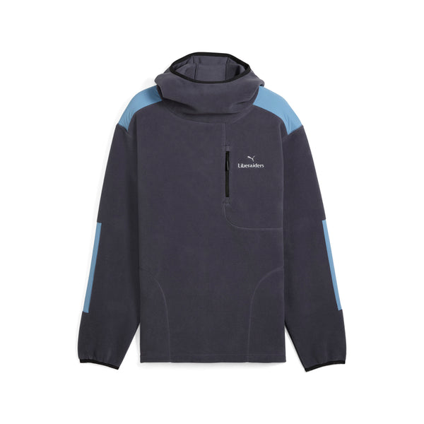 Shop Grey Mens PUMA X LIBERAIDERS Balaclava Pullover Hoodie