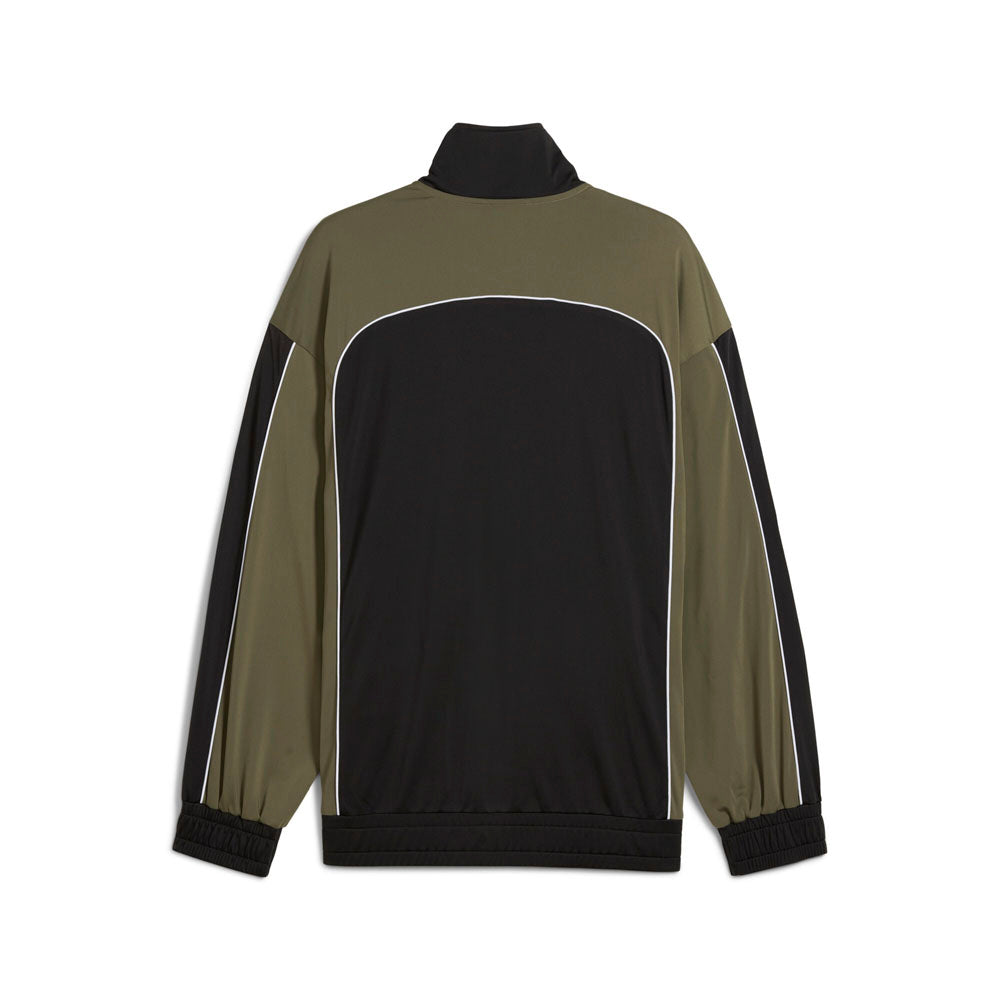 Shop Black Mens Future.Archive Relaxed Full Zip Track Jacket