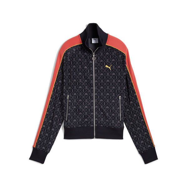 Shop Black Womens Road To Unity All Over Print Full Zip Track