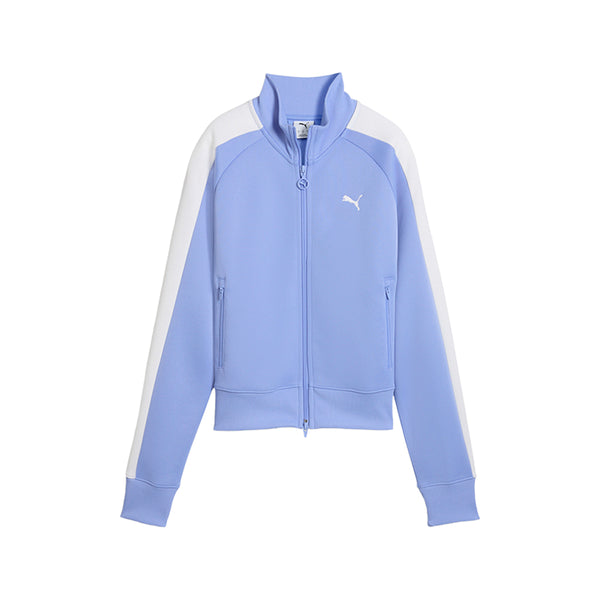 Shop Purple Womens T7 Always On Short Full Zip Track Jacket