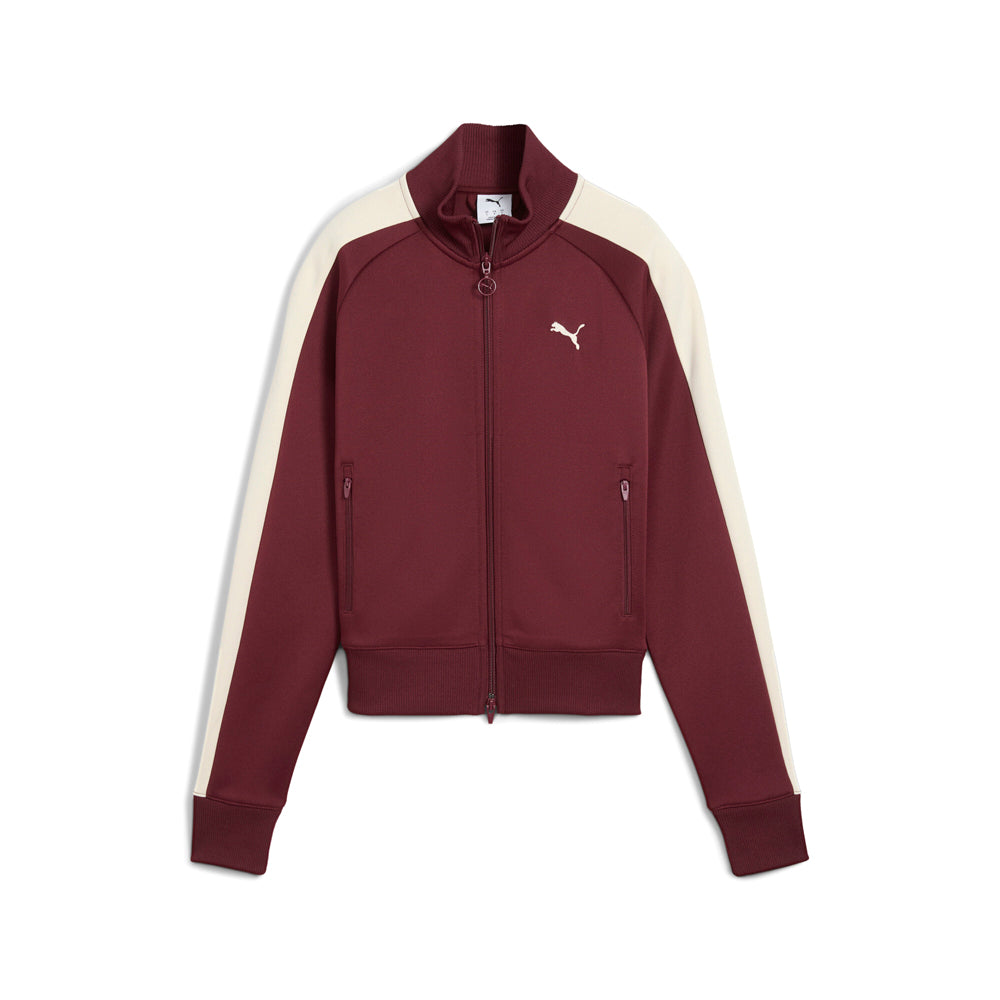Shop Red Womens T7 Always On Short Full Zip Track Jacket – Shoebacca