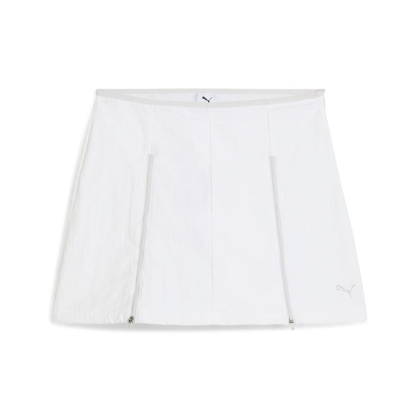 Shop White Womens Dare To Zip-Off Woven Skirt – Shoebacca