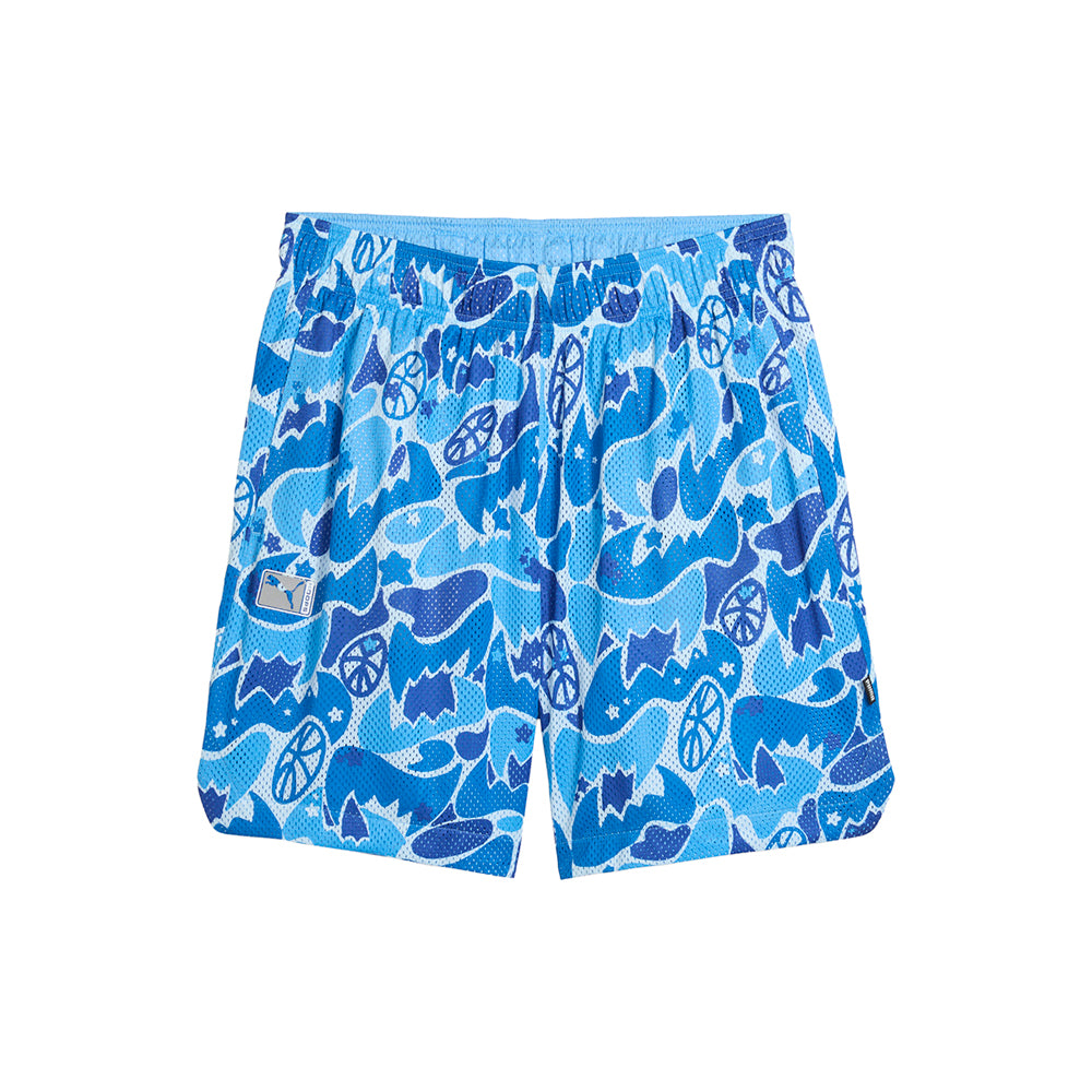Shop Blue Mens Jaws Camo Graphic Shorts – Shoebacca