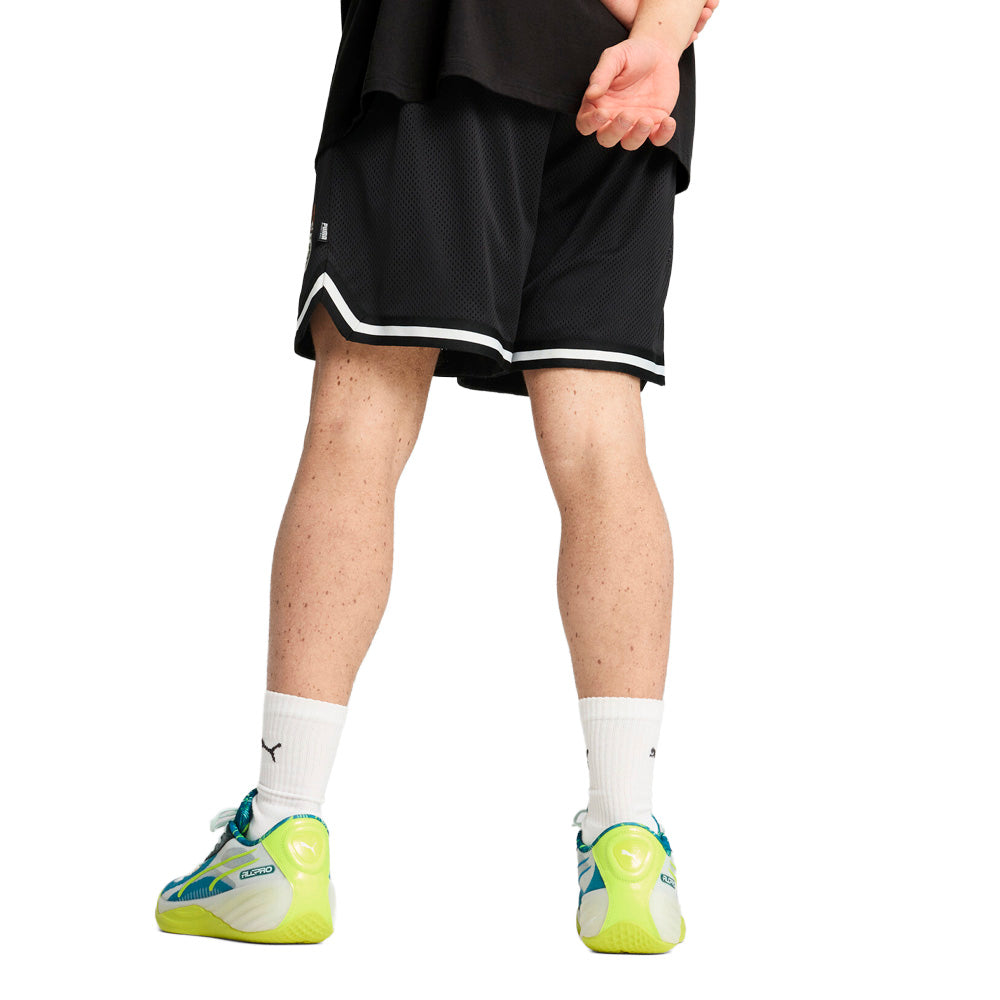 Shop Black Mens Hoop Dreamz Graphic Shorts – Shoebacca