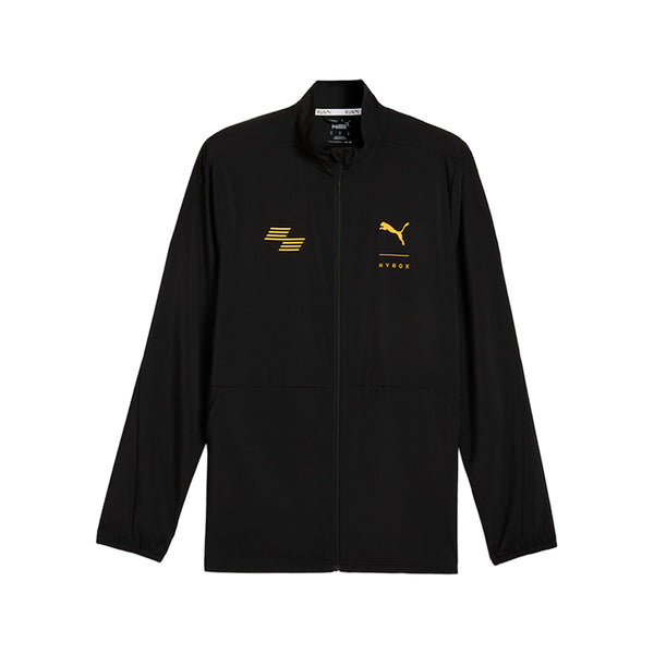 Shop Black Mens PUMA X HYROX Run Favorite Woven Full Zip Jacket Shop Black Mens PUMA X HYROX Run Favorite Woven Full Zip Jacket