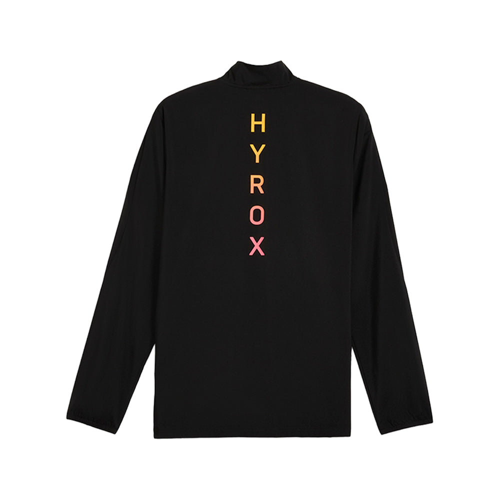 Shop Black Mens PUMA X HYROX Run Favorite Woven Full Zip Jacket