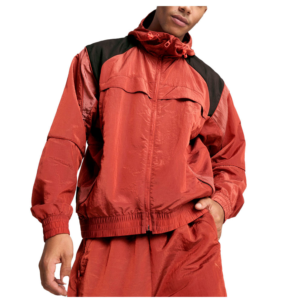 Red Rip Jacket Shop Red Mens Mostroverse Cellerator Ripstop Full Zip Jacket – Shoebacca