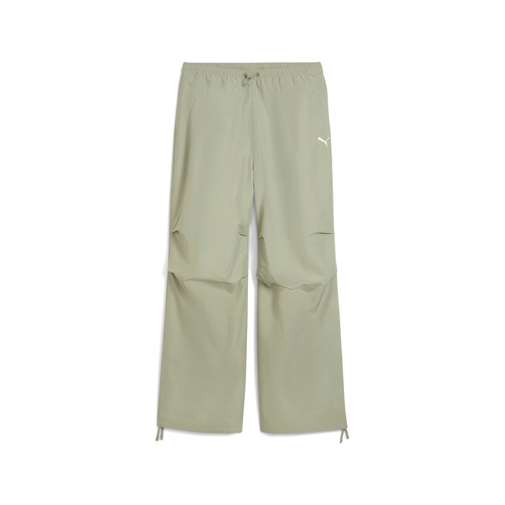 Shop Green Womens Wardrobe Essentials Parachute Woven Pants