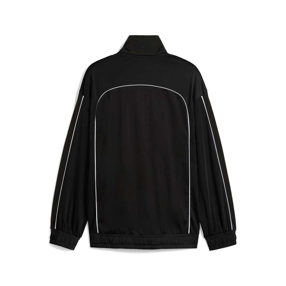 Shop Black Mens Future PUMA Archive Relaxed Full Zip Track Jacket